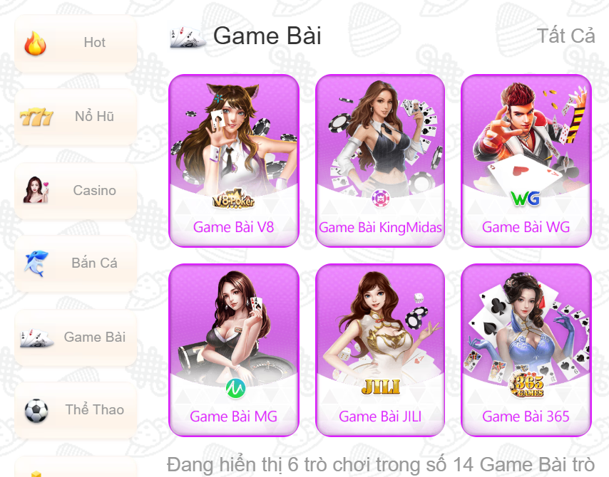 Khám phá kho game bài siêu đa dạng